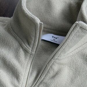 TNA Fleece Mock Neck Zip-Up